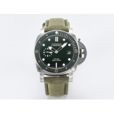 PAM1287 Y VSF 1:1 Best Edition Green Dial on Green Nylon Strap P900