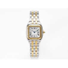 Panthère Secrete Ladies 22mm SS/YG 8848F 1:1 Best Edition White Dial on SS/YG Bracelet Ronda Quartz