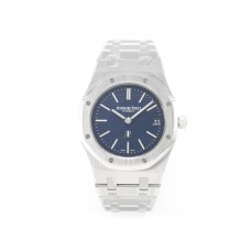 Royal Oak 39mm 15202 SS ZF 1:1 Best Edition Blue Textured Dial on SS Bracelet A2121 V2