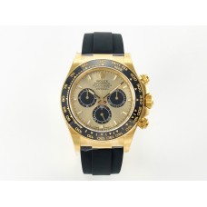 Daytona 126518 Clean YG 1:1 Best Edition YG Dial on Oysterflex Rubber Strap SH4131