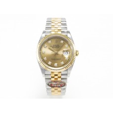 DateJust 36 126233 Clean 1:1 Best Edition 904L Steel YG Diamonds Dial on SS/YG Jubilee Bracelet VR3235 DateJust 36 126233 Clean 1:1 Best Edition 904L Steel YG Diamonds Dial on SS/YG Jubilee Bracelet VR3235