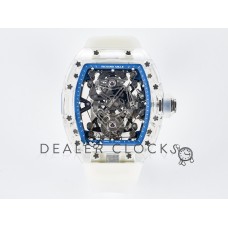 RM56-02 Transparent Tourbillon RMF Best Edition Skeleton Blue Dial on Transparent Rubber Strap RM56-02 Transparent Tourbillon RMF Best Edition Skeleton Blue Dial on Transparent Rubber Strap