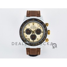Daytona DIW “DESERT EAGLE” White Carbon DIWF 1:1 Best Edition Cream/Brown Dial on Brown Nylon Strap SH4130 Daytona DIW “DESERT EAGLE” White Carbon DIWF 1:1 Best Edition Cream/Brown Dial on Brown Nylon Strap SH4130