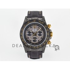 Daytona DIW “AVIA GREY” Carbon DIWF 1:1 Best Edition Gray/Yellow Dial on Black Nylon Strap SH4130
