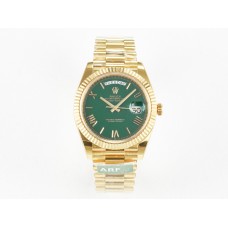 Day Date 40 YG 228238 ARF 1:1 Best Edition Green Roman Dial on President Bracelet VR3255