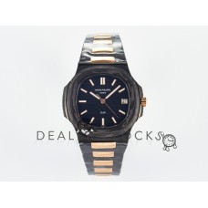 Nautilus 5711 DIW Carbon DIWF 1:1 Best Edition Black Textured Dial on Carbon/RG Bracelet 324CS