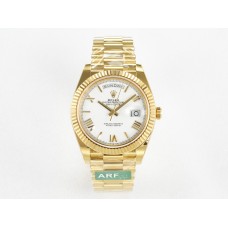 Day Date 40 YG 228238 ARF 1:1 Best Edition White Roman Dial on President Bracelet VR3255