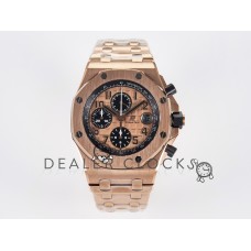 Royal Oak Offshore 42mm RG TKF Best Edition RG Dial on RG Bracelet A7750