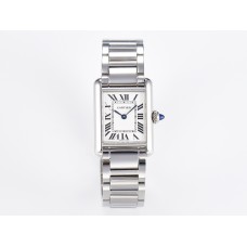 Tank Must SS 33.7mm DRF 1:1 Best Edition White Dial on SS Bracelet Jap Quartz Tank Must SS 33.7mm DRF 1:1 Best Edition White Dial on SS Bracelet Jap Quartz