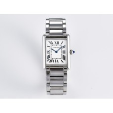 Tank Must SS 33.7mm DRF 1:1 Best Edition White Dial on SS Bracelet Jap Quartz Tank Must SS 33.7mm DRF 1:1 Best Edition White Dial on SS Bracelet Jap Quartz