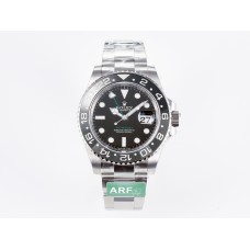 GMT-Master II 126710 GRNR Black/Gray Ceramic 904L Steel ARF 1:1 Best Edition on Oyster Strap SH3285