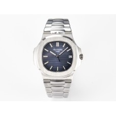 Nautilus 5711/1A-010 3KF 1:1 Best Edition Blue Textured Dial on SS Bracelet A324 Super Clone