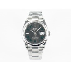 DateJust 36 SS 116234 VSF 1:1 Best Edition 904L Steel Gray Green Roman Dial on oyster Bracelet VS3235 DateJust 36 SS 116234 VSF 1:1 Best Edition 904L Steel Gray Green Roman Dial on oyster Bracelet VS3235
