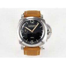PAM127 E VSF 1:1 Best Edition on Brown Leather Strap A6497 with Y-Incabloc