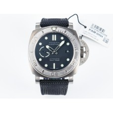 PAM984 Mike Horn Submersible VSF 1:1 Best Edition Black Dial on Black Nylon Strap P.9010 Clone