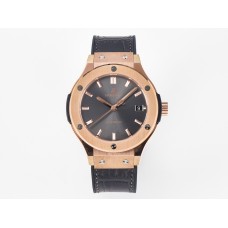 Classic Fusion 38mm RG JJF 1:1 Best Edition Gray Dial on Black Gummy Leather Strap Classic Fusion 38mm RG JJF 1:1 Best Edition Gray Dial on Black Gummy Leather Strap