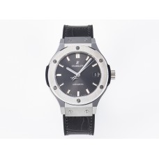 Classic Fusion 38mm SS JJF 1:1 Best Edition Gray Dial on Black Gummy Leather Strap Classic Fusion 38mm SS JJF 1:1 Best Edition Gray Dial on Black Gummy Leather Strap