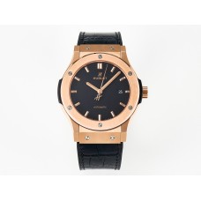 Classic Fusion 42mm RG JJF 1:1 Best Edition Black Dial on Black Gummy Leather Strap Classic Fusion 42mm RG JJF 1:1 Best Edition Black Dial on Black Gummy Leather Strap