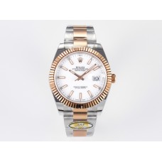DateJust 41 126331 ARF 1:1 Best Edition 904L Steel White Dial on SS/RG Oyster Bracelet SH3235(Gain Weight) DateJust 41 126331 ARF 1:1 Best Edition 904L Steel White Dial on SS/RG Oyster Bracelet SH3235(Gain Weight)