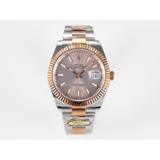 DateJust 41 126331 ARF 1:1 Best Edition 904L Steel RG Dial on SS/RG Oyster Bracelet SH3235（Gain Weight）