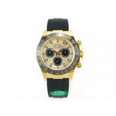 Daytona 116518 APS 1:1 Best Edition 904L SS Case YG Dial on Oysterflex Strap SH4130 (Gain Weight)