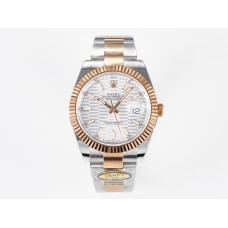 DateJust 41 126331 ARF 1:1 Best Edition 904L Steel Silver Textured Dial on SS/RG Oyster Bracelet SH3235(Gain Weight) DateJust 41 126331 ARF 1:1 Best Edition 904L Steel Silver Textured Dial on SS/RG Oyster Bracelet SH3235(Gain Weight)