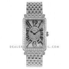 Long Island 952QZ Diamond Paved Dial with Black Markers Long Island 952QZ Diamond Paved Dial with Black Markers