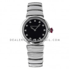 Lvcea Black Dial in Steel