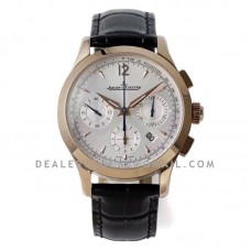 Master Control Chronograph White Dial in Pink Gold Master Control Chronograph White Dial in Pink Gold