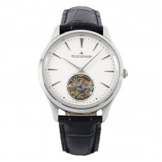 Master Control Tourbillon White Dial in Steel