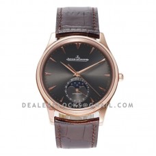 Master Ultra Thin Moonphase 39mm Grey Dial in Rose Gold