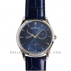 Master Ultra Thin Power Reserve Blue Dial in Steel