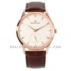 Master Ultra Thin Small Second White Dial in Rose Gold