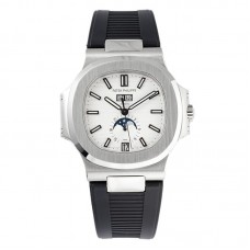 Nautilus 57261A-010 White Dial in Rubber Strap Nautilus 57261A-010 White Dial in Rubber Strap