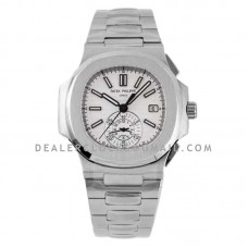 Nautilus 5980/1A-019 White Dial in Steel Nautilus 5980/1A-019 White Dial in Steel