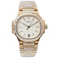 Nautilus 7118 White Dial with Diamond Markers Nautilus 7118 White Dial with Diamond Markers