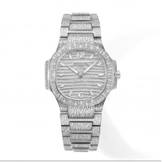Nautilus 7118/1450G-001 Diamond Paved Dial on White Gold Nautilus 7118/1450G-001 Diamond Paved Dial on White Gold