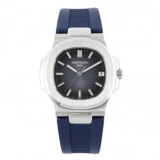 Nautilus Jumbo 5711/1A Blue Dial on Rubber Strap