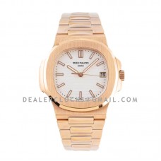 Nautilus Jumbo 5711/1R White Dial