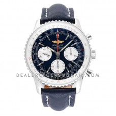 Navitimer 01 Chronograph Blue Dial in Steel Navitimer 01 Chronograph Blue Dial in Steel