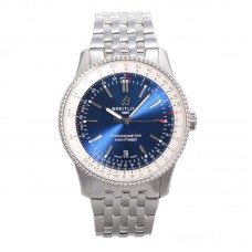 Navitimer Automatic 41 Blue Dial in Steel on Bracelet