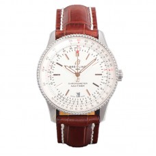 Navitimer Automatic 41 White Dial in Steel