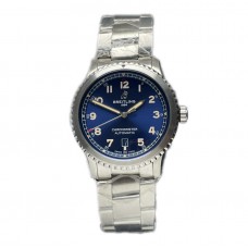 Navitimer Aviator 8 Automatic 41 Blue Dial in Steel on Bracelet