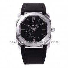 Octo Finissimo Watch Black Dial on Rubber Strap Octo Finissimo Watch Black Dial on Rubber Strap