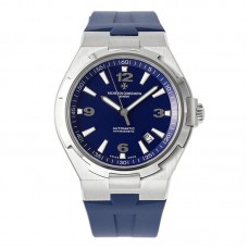 Overseas Automatic 47040 Blue Dial in Steel on Rubber Strap Overseas Automatic 47040 Blue Dial in Steel on Rubber Strap