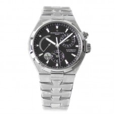 Overseas Dual Time Black Dial in Steel Overseas Dual Time Black Dial in Steel