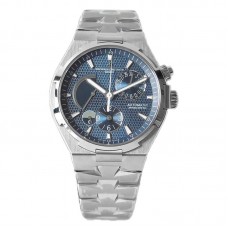 Overseas Dual Time Blue Dial in Steel Overseas Dual Time Blue Dial in Steel