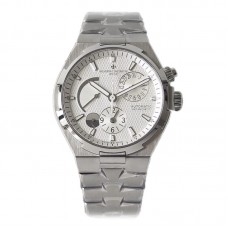 Overseas Dual Time White Dial in Steel Overseas Dual Time White Dial in Steel