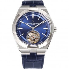 Overseas Tourbillion in Blue Leather Strap Overseas Tourbillion in Blue Leather Strap