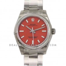 Oyster Perpetual 31mm Coral Red Dial 277200 Oyster Perpetual 31mm Coral Red Dial 277200